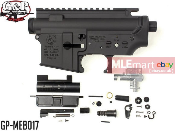 G&P M4A1 Taper Metal Receiver for Tokyo Marui M4 / M16 Series - BK - MLEmart.com