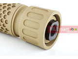 MLEmart.com - Knight's Armament Airsoft (Madbull) 556 QDC / CQB Airsoft Suppressor w/ QD Function (14mm CW) - Tan