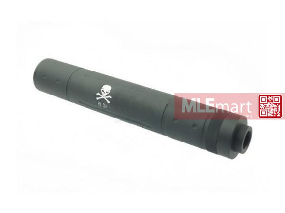 Cyma AEG Silencer 14mm CCW (Skull / 190 x 30mm) - MLEmart.com
