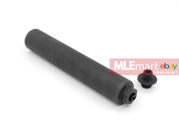 Airsoft Artisan SF / G Style 762 Silencer with Range-up Adapter Kit - 35mm x 220mm - BK (Marui G-spec / L96) ** Discontinued - MLEmart.com