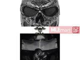 FMA Wire Mesh "SKULL PUNISNER" Gray Mask (Senior model) TB577 - MLEmart.com