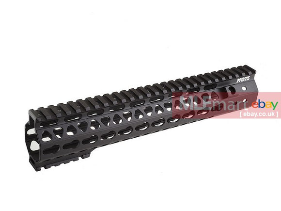 G&P MOTS 10.75 inch Keymod Rail for Tokyo Marui M4 / M16 AEG (Black) - MLEmart.com