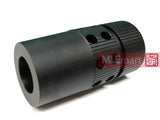 Army Force Aluminum Large Flash Hider 15 (14MM/CCW) - MLEmart.com