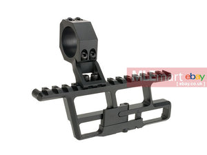 Asura Dynamics Full Length Base with Adjustable 30mm Optic Mount for AK AEG / GBB - MLEmart.com