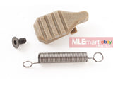 G&P Plastic M4 Charging Handle & Bolt Stop Set for Tokyo Marui & G&P M4A1 Series Metal Receiver (Tan) - MLEmart.com