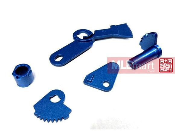 Army Force Selector Lever Plate For AK Series AEG (Blue) - MLEmart.com