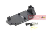 Ace1Arms RMR Red Dot Sight Mount with Back Up Iron Sight for TM / WE / Stark Arms / KJ G17 GBB (Black) - MLEmart.com