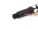 G&P 8.7 Inch Aluminum Triangle Pattern Taper Outer Barrel for G&P Taper Metal Body (14mm CW) - B - MLEmart.com