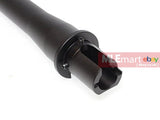 G&P 9 inch Aluminum Outer Barrel for Tokyo Marui M4 Series (14mm CW) - MLEmart.com