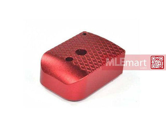 5KU IPSC Metal Magazine Base Type 4 for Marui Hi-Capa (Red) - MLEmart.com