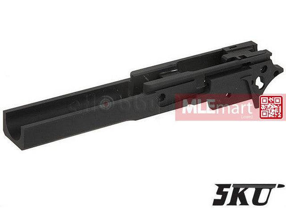 5KU CNC Chassis 5 inch LDC SV 2011 for Marui Hi-Capa 5.1 GBB (Black) - MLEmart.com