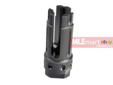 MLEmart.com - Knight's Armament Airsoft (Madbull) QDC 3-Prong Flash Hider (CCW / 14mm-)