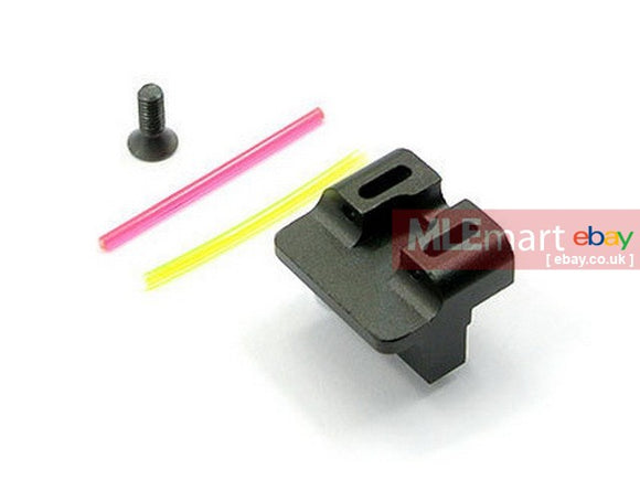 UAC Fiber Optic Rear Sight for Tokyo Marui / WE Model 17 - MLEmart.com