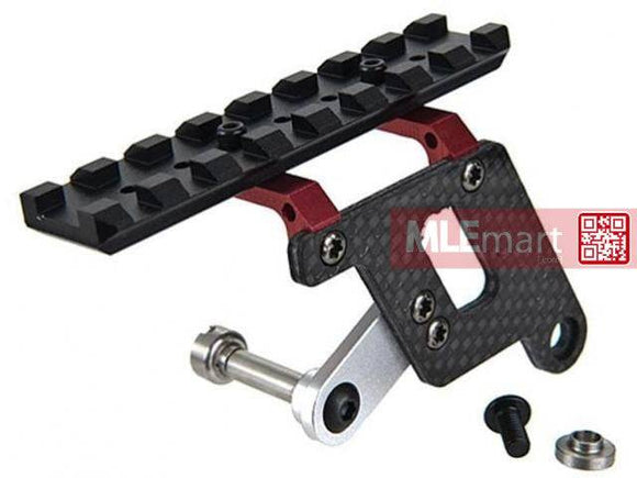 5KU Shooters Carbon Mount Base for Marui Hi-Capa GBB (Red) - MLEmart.com