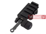 Dboys AEG PDW KAC Style 300m Flip Up Rear Sight Assembly - MLEmart.com
