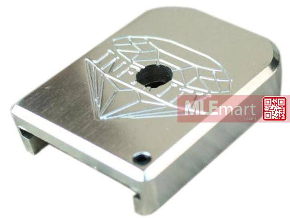 5KU 2011 Infinity Aluminium Magazine Base for Marui Hi-Capa GBB (Silver) - MLEmart.com
