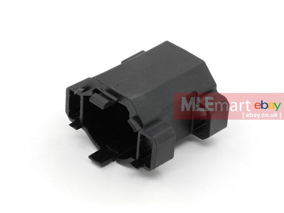 Airsoft Artisan Polymer Stock Battery Extension - Black (Amoeba AM-013/014/015 AEG) - MLEmart.com