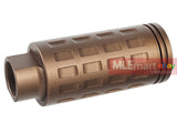 G&P MOTS Flash Hider for Tokyo Marui M16 Series (14mm) (Long) (Checkers,Sand) - MLEmart.com