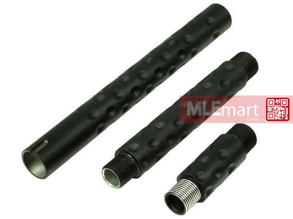 Army Force Aluminum 3-Piece Outer Barrel For PDW With Extension - MLEmart.com
