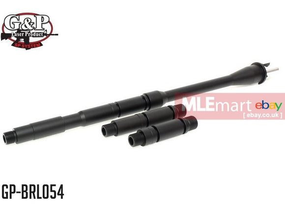 G&P Aluminum M4A1 Outer Barrel 10.5 / 11.5 / 14.5 inch for G&P Taper Metal Bodies AEG (14mm CW) - MLEmart.com
