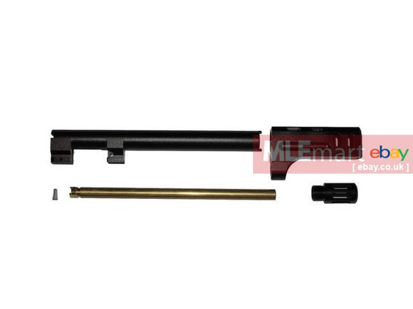 Wii Tech 93R-II (KSC-System 7) Aluminium Outer Barrel & Long Compensator Set - MLEmart.com
