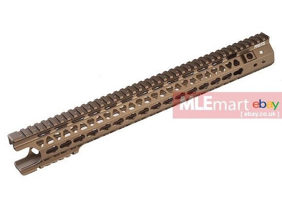 G&P MOTS 16.2 inch Keymod Wire Cutter Rail for G&P and WA M4 / M16 GBB (Sand) - MLEmart.com