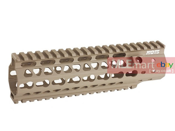 G&P MOTS 8 inch Keymod Rail for Tokyo Marui M4 / M16 AEG (Sand) - MLEmart.com