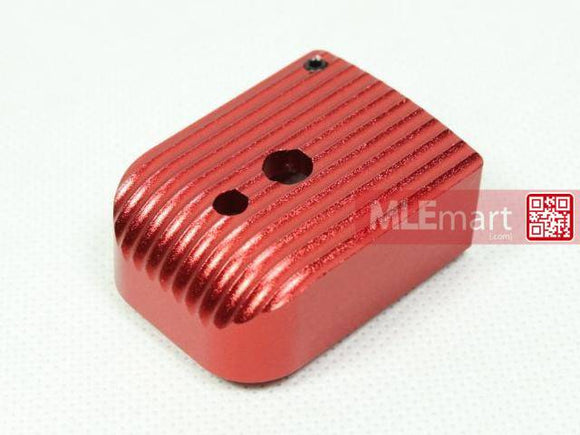5KU IPSC Metal Magazine Base Type 5 for Marui Hi-Capa (Red) - MLEmart.com