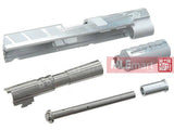 5KU CNC La Brama Series A Slide & Compensator Set for Hi-Capa 4.3 GBB (Silver) - MLEmart.com