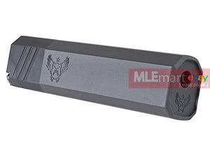 Ace1Arms SilencerCo Airsoft Osprey 9mm 7-inch Dummy Suppressor (14mm CW) - BK - MLEmart.com