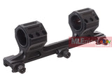 Blackcat Airsoft 25/30mm GE Big Dual Scope Mount - Black - MLEmart.com