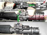Wii Tech MP9 (KSC-System 7) aluminum outer barrel, black colour - MLEmart.com