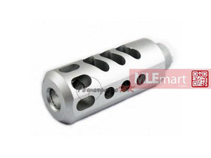 5KU Type 3 Aluminium Compensator for Marui Hi-Capa (Silver) - MLEmart.com