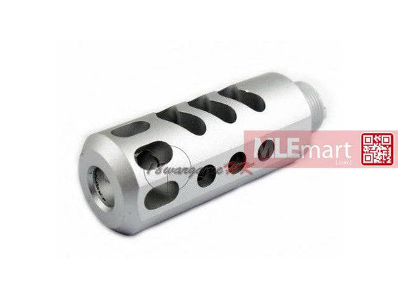 5KU Type 3 Aluminium Compensator for Marui Hi-Capa (Silver) - MLEmart.com