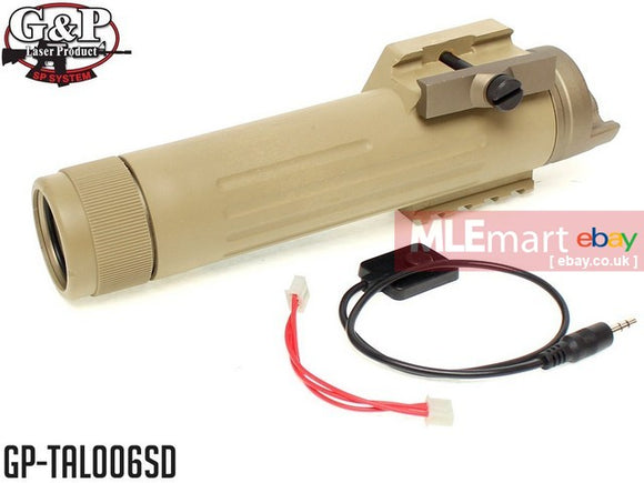 G&P AEG Power Bank with Rail 7.4v 1600mAh 20C / External Battery - Sand - MLEmart.com