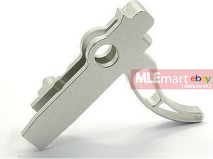 UAC Match Trigger for Tokyo Marui M4A1 MWS (Type A) Silver - MLEmart.com
