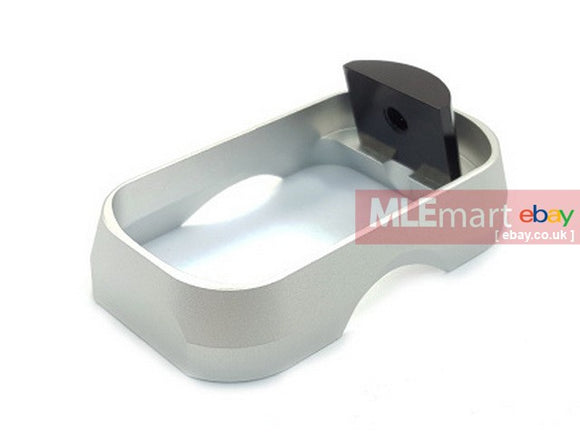 UAC Tactical Magwell for Tokyo Marui Model 17 / 18C GBB - Silver - MLEmart.com