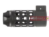 G&P Extended Iron Bars Flashider for Tokyo Marui M16 Series (14mm) - Black - MLEmart.com