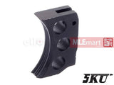 5KU Three Hole Custom Trigger for Marui Hi-Capa / M1911 / MEU (Short, Black) - MLEmart.com