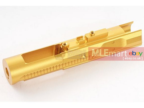 MLEmart.com - Asura Dynamics Aluminum Bolt Carrier for Tokyo Marui M4A1 MWS GBB - Gold