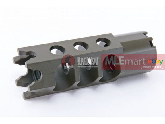 MLEmart.com - Asura Dynamics DTK-1 Muzzle Brake for AK Series (GHK / WE / KSC / LCT / CYMA / E&L) - 14mm CCW