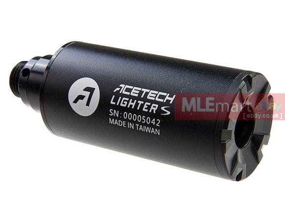 ACETECH Lighter S Pistol Tracer Suppressor (M14 CCW Thread) w/ Adaptor (M14 CCW to M11 CW) - MLEmart.com