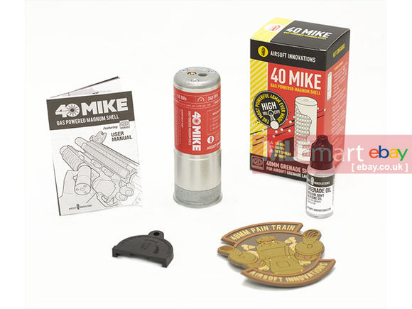 Airsoft Innovations 40 MIKE 40mm Gas Powered Magnum Shell - MLEmart.com