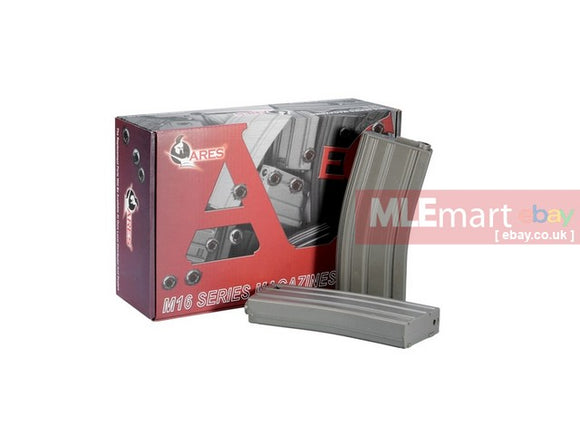 Ares M16 85Rds Magazine For AEG (10PCS/BOX) - Gray - MLEmart.com