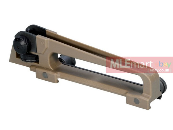 Ares M4 Carrying Handle Rear Sight (Plastic) - Dark Earth - MLEmart.com