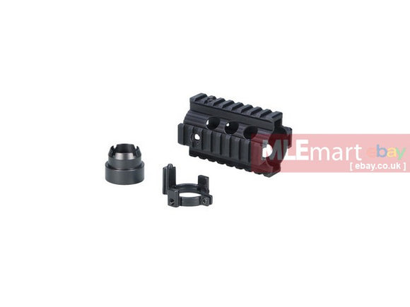 Ares M4-CQC Tactical Handguard (Plastic) - Black - MLEmart.com