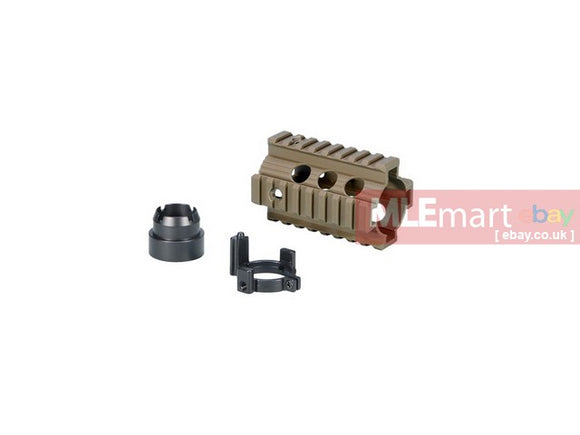 Ares M4-CQC Tactical Handguard (Plastic) - Dark Earth - MLEmart.com