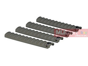 Ares Knight's Type Rail Cover Set (Long) - Olive Drab - MLEmart.com