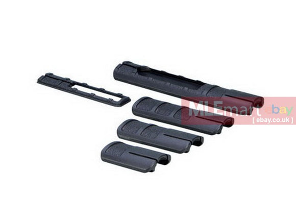 Ares TD Type Rail Cover Set - Black - MLEmart.com