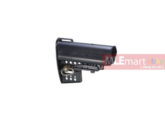 Ares M16 Extendable Butt Stock (Type B) - Black - MLEmart.com